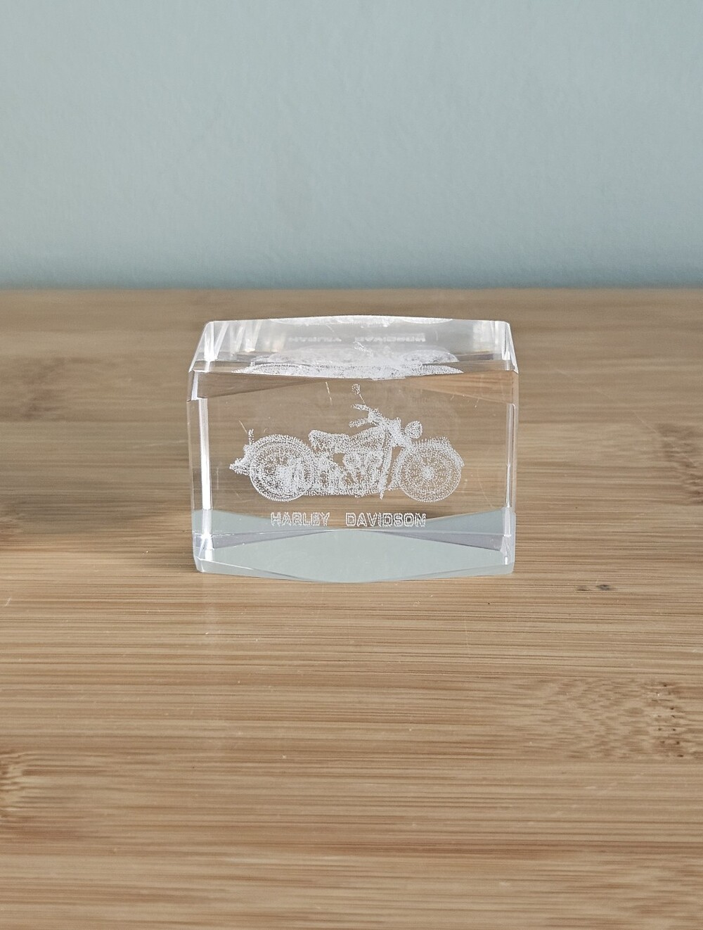 Harley-Davidson Clear Crystal Motorcycle Keepsake